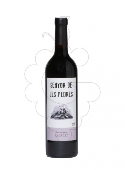 Photo Senyor de les pedres negre 19 vin rouge