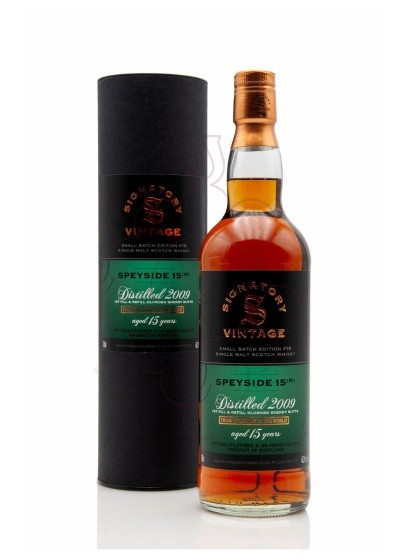 Photo Whisky Signatory Speyside 2009 15 Ans