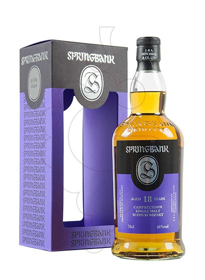 Photo Whisky Springbank 18 Ans