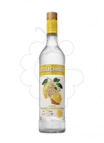 Photo Vodka Stolichnaya citron 70 cl