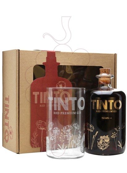 Photo Gin Tinto Red Premium Gin Pack (1 u + Verre)