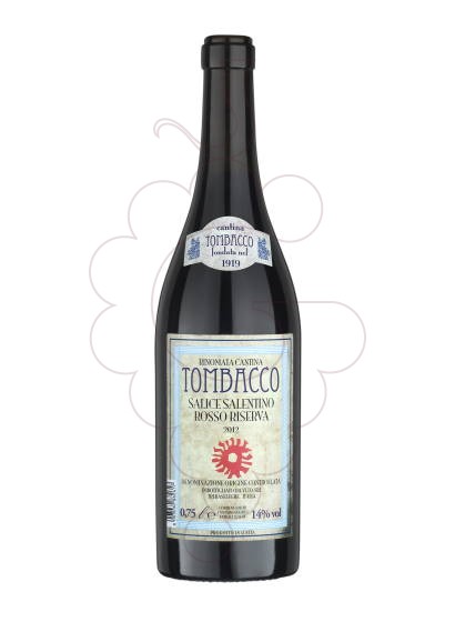 Photo Tombacco Salice Salentino Riserva vin rouge
